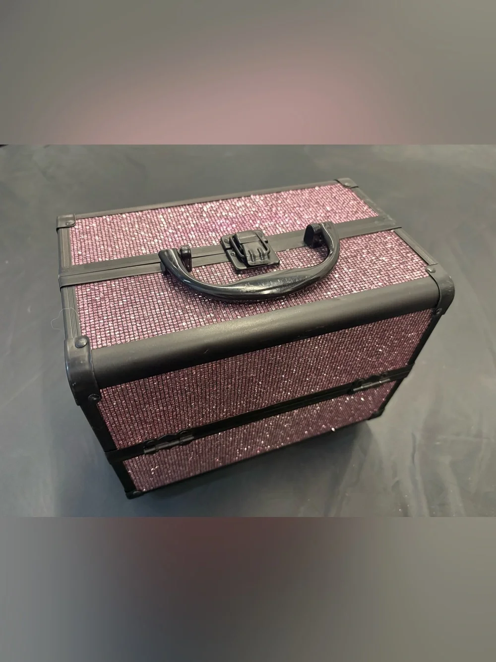 Ulta Beauty Artistry Edition Sparkling Pink Makeup Train Case